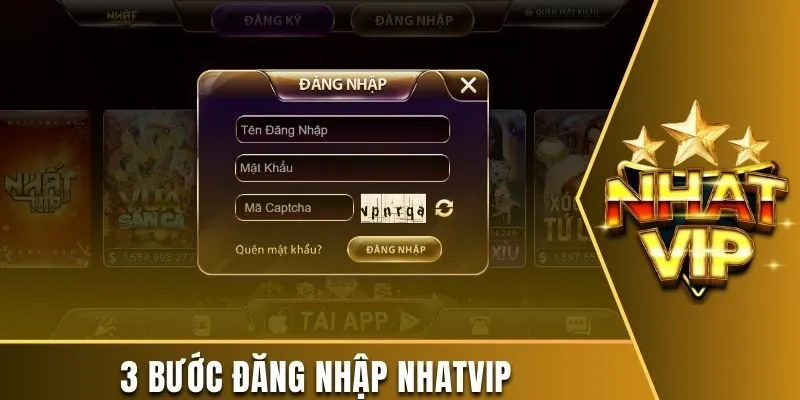 3 bước đăng nhập Nhatvip trên điện thoại và máy tính
