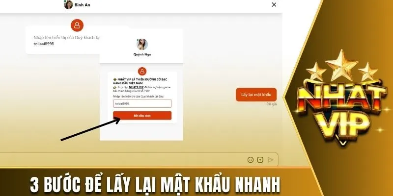 3 bước để lấy lại mật khẩu nhanh trên sân cược