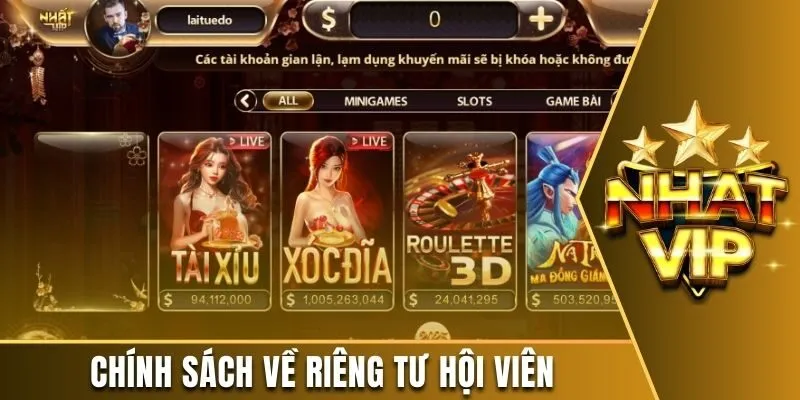 Chính sách về riêng tư hội viên 