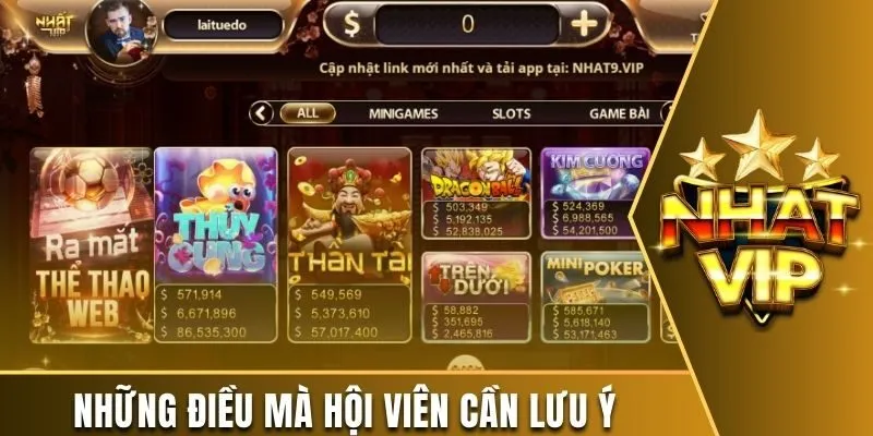 Những điều mà hội viên cần lưu ý khi cá cược tại cổng game 